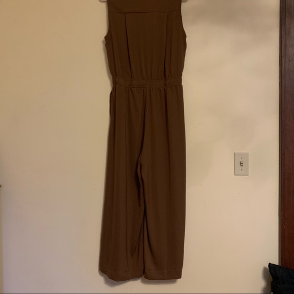 Flowy brown jumpsuit - Picture 3 of 5